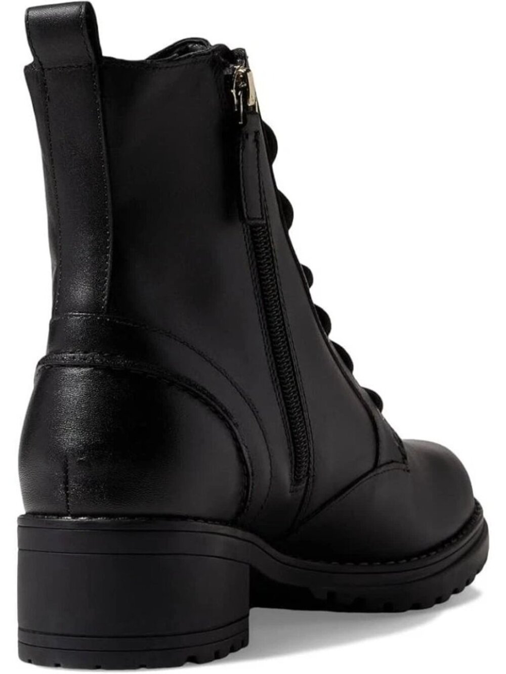 ๐ COLE HAAN Camea Ankle Moto Combat Waterproof Boot 7.5 Black - Picture 3 of 13